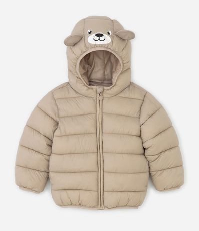 Campera Leve Infantil con Capucha de Osito - Talle 1 a 5 años