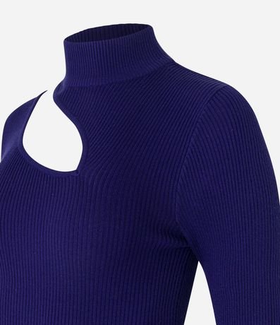 Blusa de Punto con Cutout en el Hombro 7