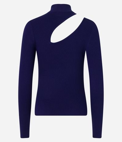 Blusa de Punto con Cutout en el Hombro 8