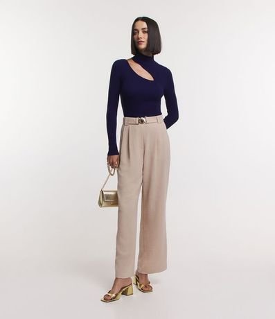 Blusa de Punto con Cutout en el Hombro 2