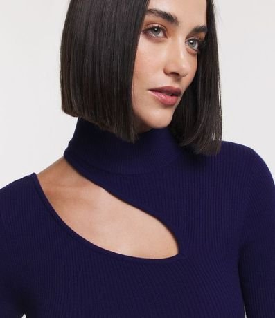 Blusa de Punto con Cutout en el Hombro 5