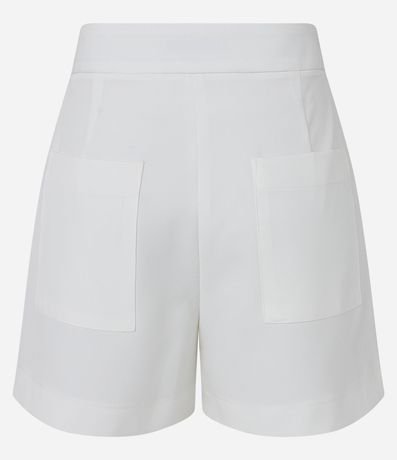 Short Sastrería Cintura Alta con Solapas y Bolsillos 6