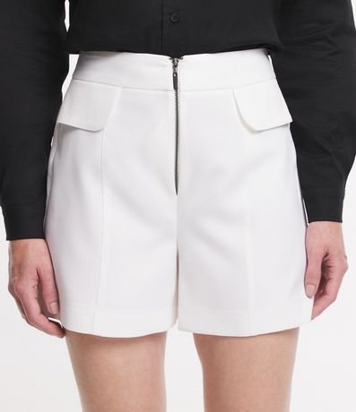 Short Sastrería Cintura Alta con Solapas y Bolsillos 2