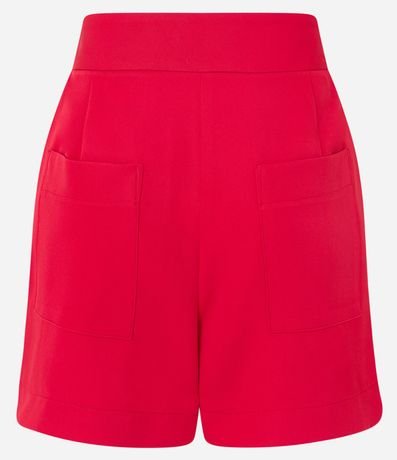 Short Sastrería Cintura Alta con Solapas y Bolsillos 2