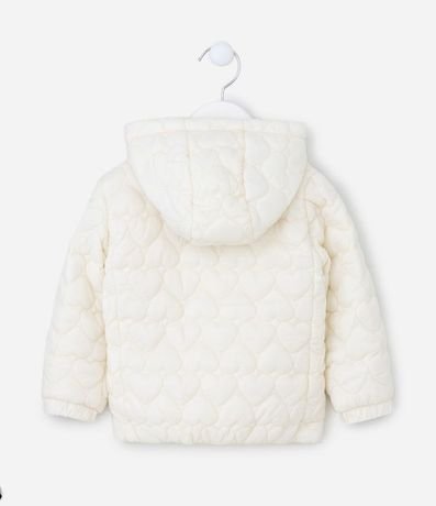 Campera Infantil Puffer con Efecto Capitoneada de Corazón - Talle 1 a 5 años 2