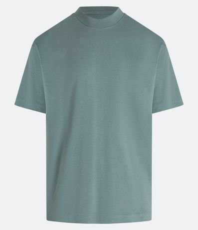 Remera Relaxed en Algodón con Manga Corta 5