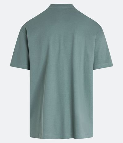 Remera Relaxed en Algodón con Manga Corta 6