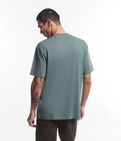 Remera Relaxed en Algodón con Manga Corta 3