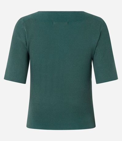 Blusa Básica de Punto con Escote Bote 10