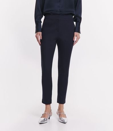 Pantalón Sastrería con Bolsillos Detanteros Sin Estampa 3