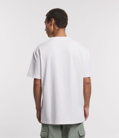 Remera Relaxed en Algodón con Efecto Grueso 3