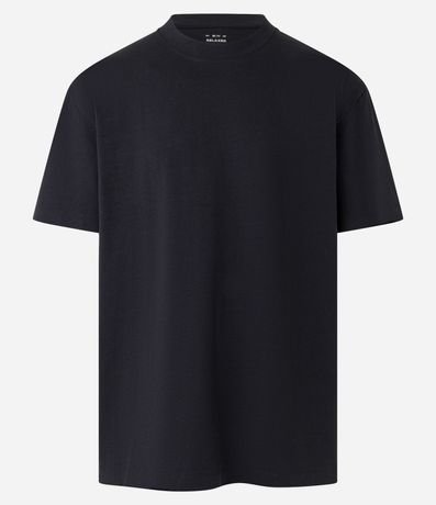 Remera Relaxed en Algodón con Efecto Grueso 5
