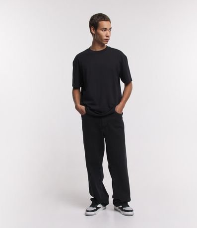 Remera Relaxed en Algodón con Efecto Grueso 2