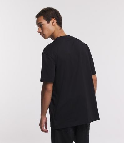 Remera Relaxed en Algodón con Efecto Grueso 3