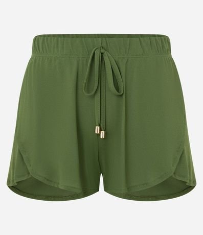 Salída de Playa Short en Crepé con Puntera Lazo en la Cintura