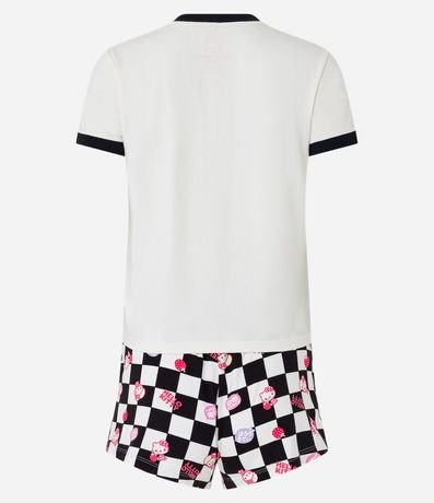 Pijama Short Doll en Media Malla con Estampa Hello Kitty 6