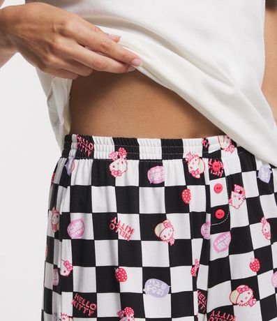 Pijama Short Doll en Media Malla con Estampa Hello Kitty 4