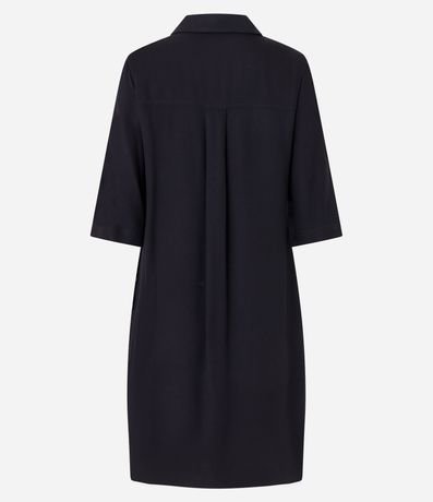 Vestido Corto en Viscosa con Manga 3/4 8