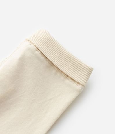 Pantalón Infantil con Cintura Plegada y Puños Canalé - Talle RN a 18 Meses 3