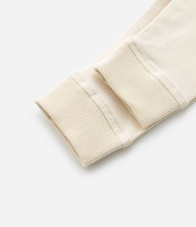 Pantalón Infantil con Cintura Plegada y Puños Canalé - Talle RN a 18 Meses 4