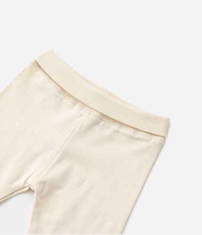 Pantalón Infantil con Cintura Plegada y Puños Canalé - Talle RN a 18 Meses 5