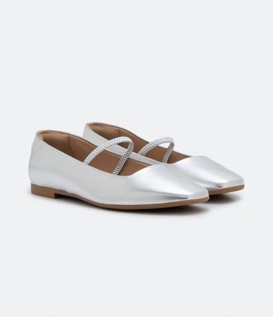 Zapatilla Bailarina con Tira Fina en la Parte Superior 4