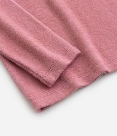 Blusa Infantil en Viscosa Felpuda y Bordado en el Pecho - Talle 1 a 5 años 4