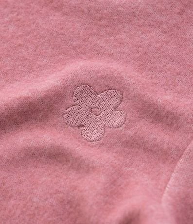 Blusa Infantil en Viscosa Felpuda y Bordado en el Pecho - Talle 1 a 5 años 5