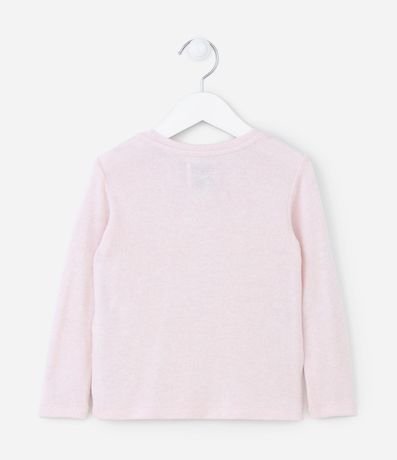 Blusa Infantil en Viscosa Felpuda y Bordado en el Pecho - Talle 1 a 5 años 2