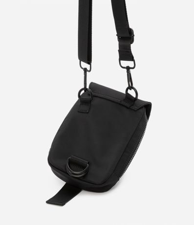 Bolso Mini Bag con Bolsillo de Cremallera y Hebilla Táctica 2