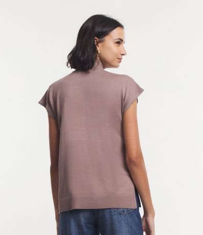 Blusa en Punto con Cuello Alto 5