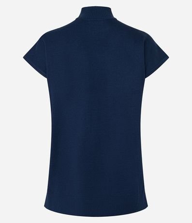 Blusa en Punto con Cuello Alto 7