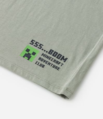 Remera Infantil Manga Corta con Estampa Minecraft - 5 a 14 años 3