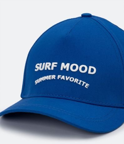 Gorra Infantil en Sarga Estampa Surf Mood - Talle U 4