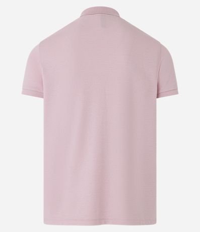 Polo Slim en Media Malla con Botones y Textura Acanalada 9