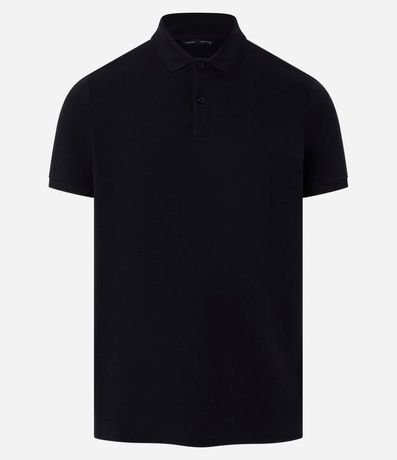 Polo Slim en Media Malla con Botones y Textura Acanalada 4