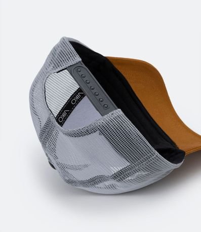 Gorra Trucker con Visera Curva y Estampado New York Brooklyn 4