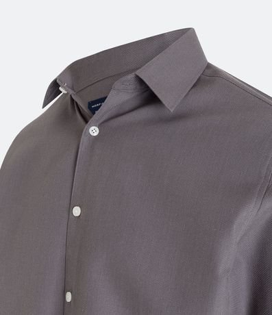 Camisa Regular en Algodón Texturizada 2
