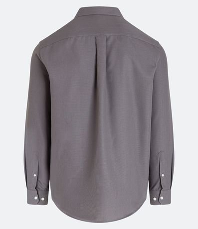 Camisa Regular en Algodón Texturizada 3