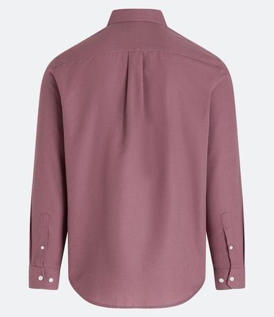 Camisa Regular en Algodón Texturizada 2