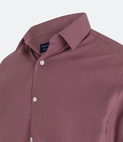 Camisa Regular en Algodón Texturizada 3