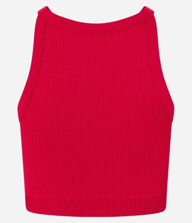 Blusa Cropped sin Manga con Escote Halter 7