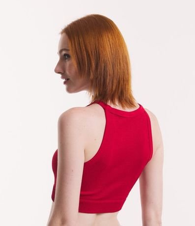 Blusa Cropped sin Manga con Escote Halter 3