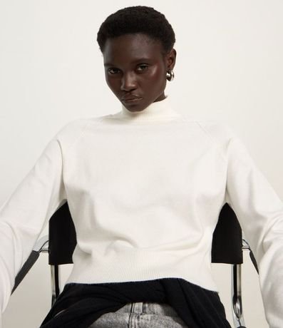 Blusa de Punto con Cuello Alto 5