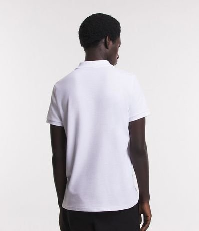 Polo Slim en Media Malla con Botones y Textura Acanalada 4