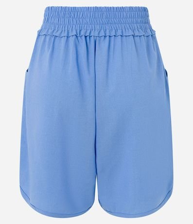 Short Runner Cintura Mediana en Viscolino con Lazo en la Cintura 2