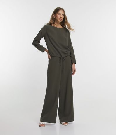 Blusa en Viscosa con Lazo en la Barra 2