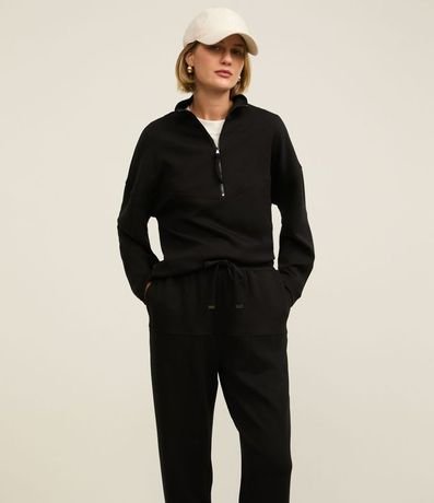 Pantalón Jogger con Lazo en la Cintura y Bolsillos 2