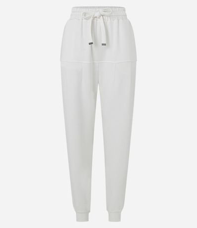 Pantalón Jogger con Lazo en la Cintura y Bolsillos 5