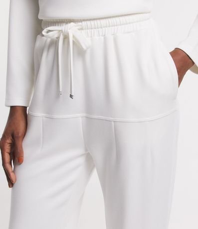 Pantalón Jogger con Lazo en la Cintura y Bolsillos 4
